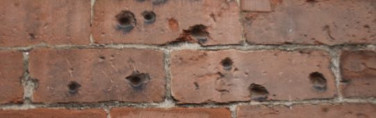 Carlisle Cathedral, holes, musket balls, Cumbrian Characters