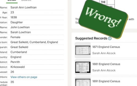 Ancestry suggested records