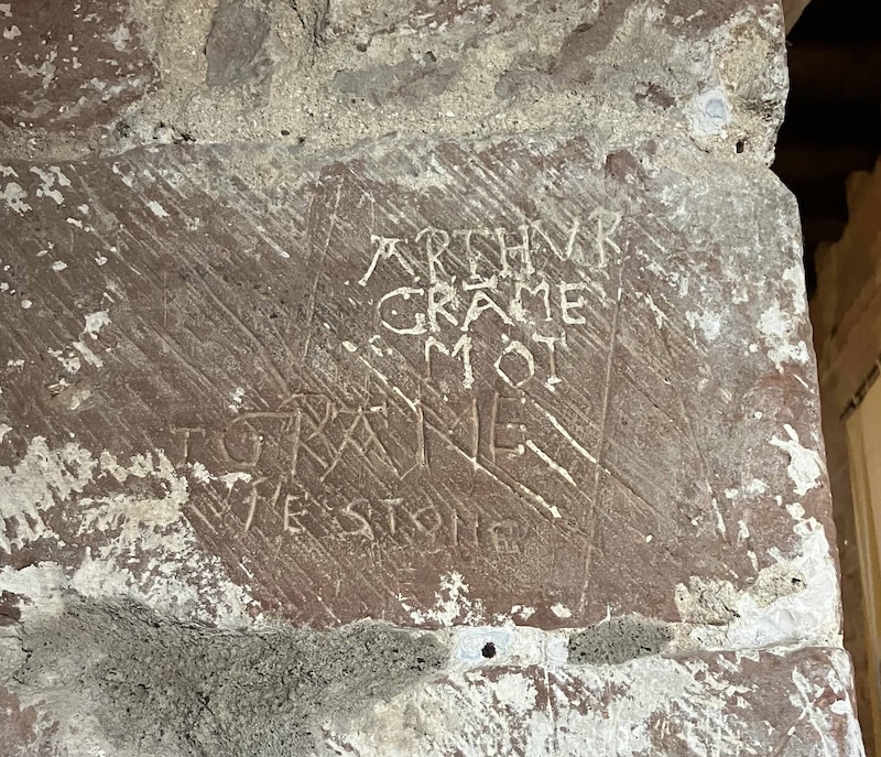 Carlisle Castle graffiti